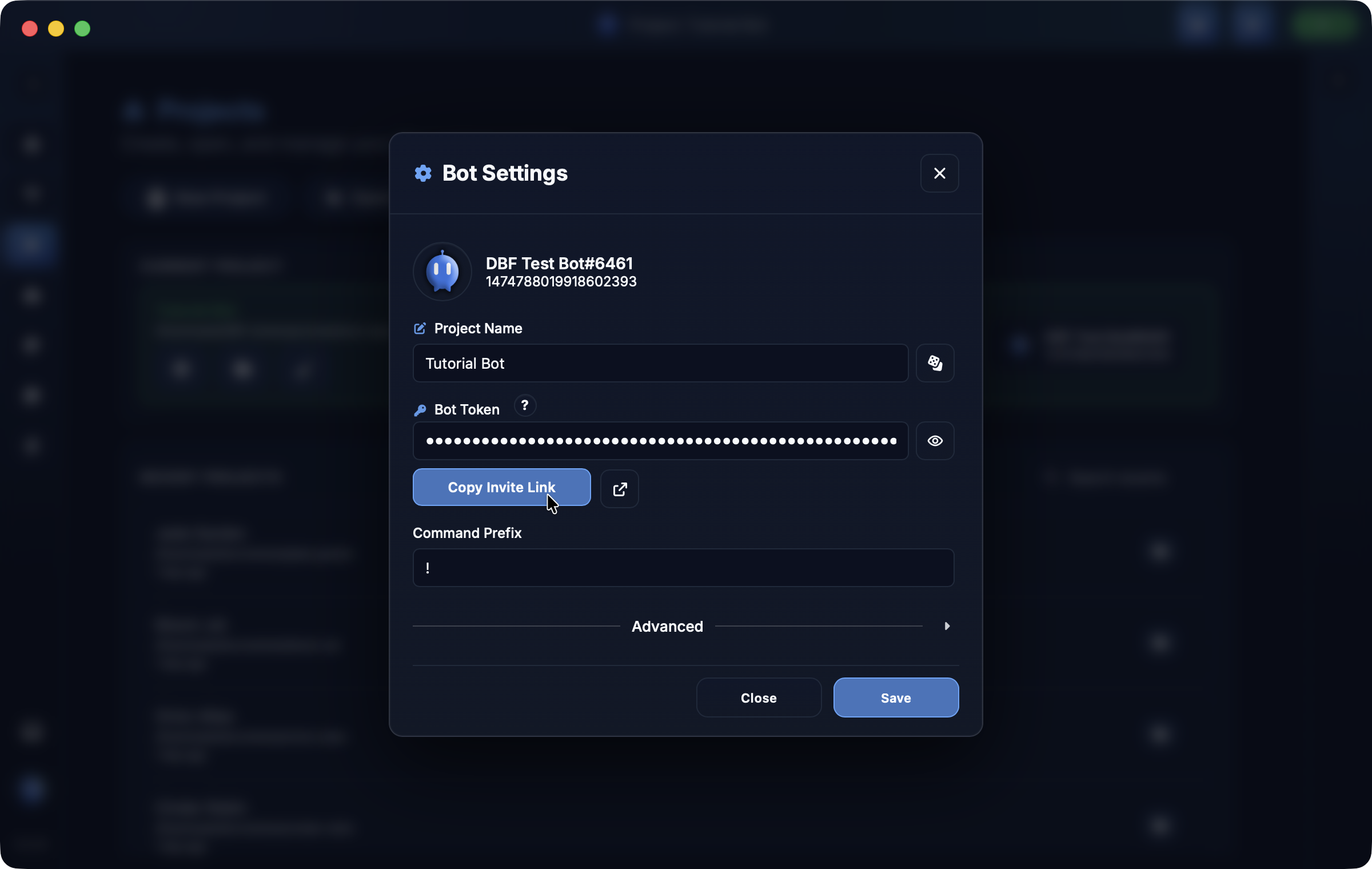 Bot Settings