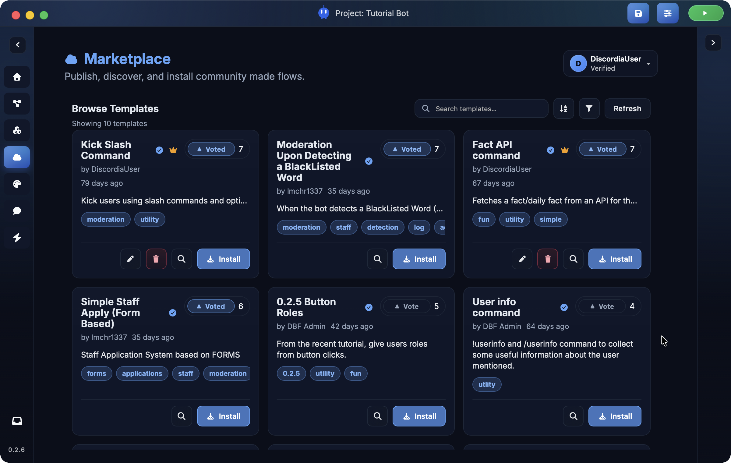 Marketplace preview